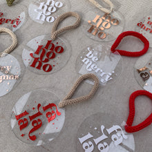 Load image into Gallery viewer, Personalised Christmas Baubles