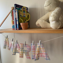 Load image into Gallery viewer, Fabric Name Bunting