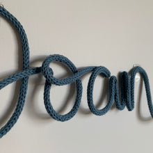 Load image into Gallery viewer, Custom knitted quote or phrase - 9+ characters